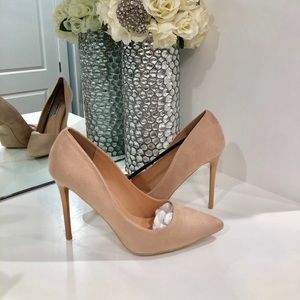 BEAUTIFUL SUEDE PUMPS (NEVER BEEN WORN)